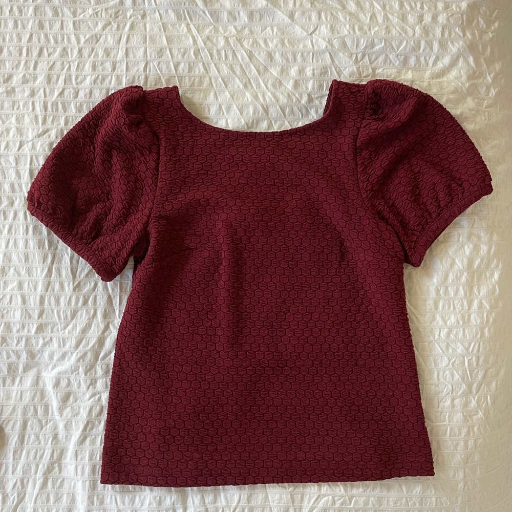 Anthropologie textured top